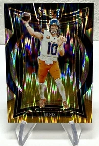 Panini Select Bo Nix #30 2024 🔥 Choque Prizm (RC)🔥 negro y amarillo - Imagen 1 de 2