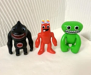 Lot of 3 Garten of Banban Jumbo Josh Sharky Clee Figures Toys Cake Toppers *READ - Picture 1 of 12