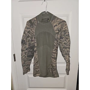 Massif Camouflage Long Sleeve Half Zip Combat Shirt XS Flame resistant - Picture 1 of 7