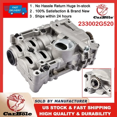 Shaft Balance Oil Pump 233002G520 Fits Hyundai Sonata 2.0L 2.4L 2009-2013 2014 - Image 1 of 4