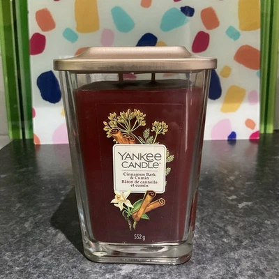 Yankee Candle Cinnamon Bark & Cumin Elavation  552g  Jar, New in Mint Condition  - Image 1 of 4