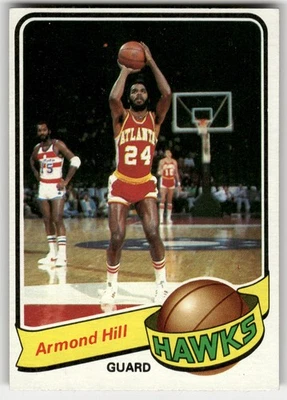1979-80 Topps Armond Hill #57 Atlanta Hawks - Image 1 of 2