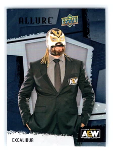 AEW 2022 Upper Deck Allure Excalibur #91 Black Rainbow - Picture 1 of 2