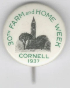 1937 Cornell University 30th Farm & Home Week Pin - Bild 1 von 2