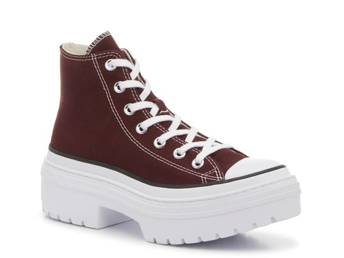 Sneakers donna moda Converse Chuck Taylor All Star Lugg tacco alto