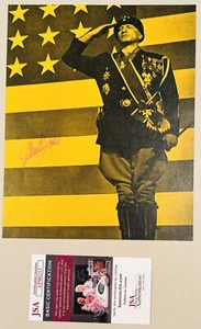 Foto George C Scott firmata autografata Patton 8x10 certificato JSA - Foto 1 di 1