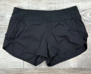 Ivivva by Lululemon Girl's Shorts Size 12 Speedy Short Black Dance Studio - Picture 1 of 8