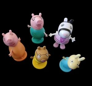 Five Cute Peppa Pig Mini Figures - Picture 1 of 3