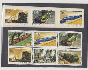 AUSTRALIA 1324-1335 Railroad railway locomotives MNH - Picture 1 of 1