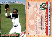 Jeremy Barfield 2009 Grandstand Midwest League Top Prospects #NNO Card