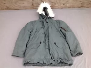 US Military Parka Extreme Cold Weather Type N-3B, Size Large Unissued - Picture 1 of 15