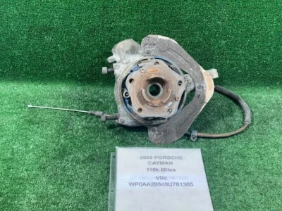 2005-2012 PORSCHE BOXSTER CAYMAN REAR LEFT DRIVER SIDE SPINDLE KNUCKLE HUB OEM Foto 1 de 4