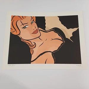 Original Comic Art WALTER MINUS Lithographie Lithography 154 / 250 - Bild 1 von 1