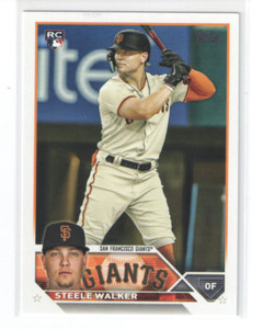 2023 Topps Series 1 Steele Walker RC Base Card #264 San Francisco Giants