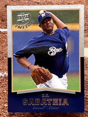 Upper Deck Timeline C.C. 2008 Sabathia #39 Foto 1 de 2