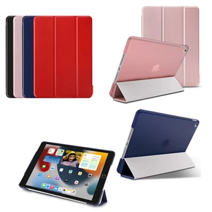 For Apple iPad 2021/2020/2019/iPad Pro/iPad Air Leather Case Stand Flip Cover US - Picture 1 of 45