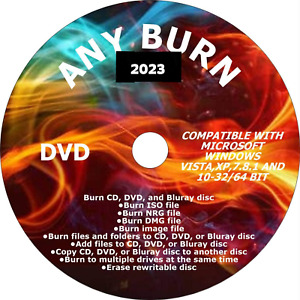 Any Burn CD Dvd Disc Iso File Writing Burning Software DVD 📀 2023 🔥Fast Send🔥