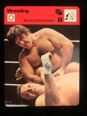 Sportscaster Wrestling 1978 #23-19 Bruno Sammartino n.º/n.º+ Foto 1 de 2