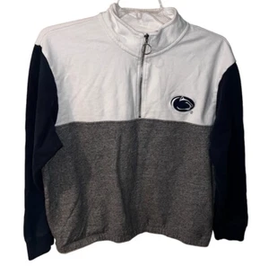Tailgate Penn State Sweatshirt womens Sz XL Nittany Lions 1/4 zip Colorblock - Picture 1 of 9