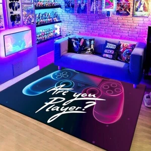 Game Console Controller Printing Carpet Floor Mats Children's Play Mats Door Mat - Picture 1 of 27