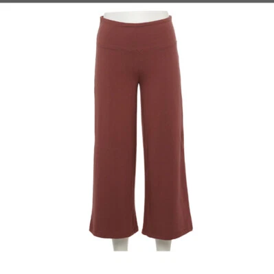Sonoma Women’s Goods For Life Petite Medium M Maroon Red Crop Pants NWT - Image 1 of 2