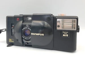 Olympus XA4 DX Macro w/Electronic FlashA11 Rangefinder Compact Film Camera Japan - Picture 1 of 11