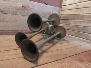 Vintage RARE 1900's Horn MUSPATONE By E.A. Laboratories Brooklyn Car Truck Train - Picture 1 of 16