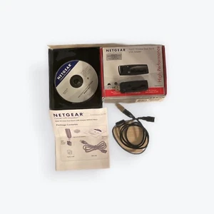 NETGEAR N600 Bezprzewodowy dwuzakresowy WNDA3100-100NAS Bezprzewodowy adapter USB - Zdjęcie 1 z 2