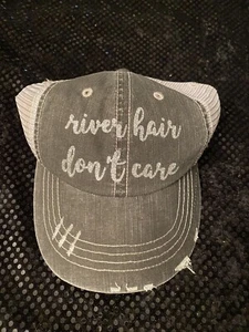 Sombrero de camionero River Hair Don’t Care brillo damas - ajustable - suave - malla - Imagen 1 de 2