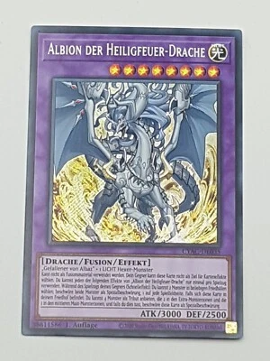 Yu-Gi-Oh! Einzelkarte Albion der Heiligfeuer-Drache NM - Bild 1 von 2