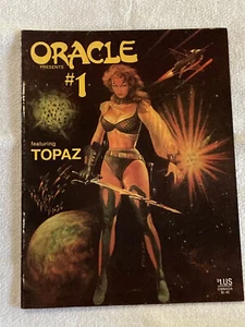 Oracle Magazine #1 ft. Topaz 1986 VF/VF+ Oracle Comics Lillard/Perez B/W - Picture 1 of 14