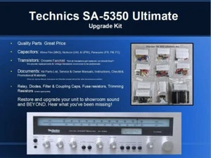 Technics SA-5350 Receiver Ultimate Upgrade Kit Genuine Parts Restoration - Picture 1 of 4