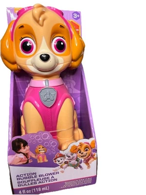 Soplador de burbujas Paw Patrol Skye Action burbujas continuas nuevo sellado 4 fl oz Foto 1 de 2
