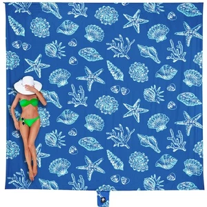Beach Blanket Waterproof Sandproof Oversized, Extra Large Beach Mat Sand Free... - Picture 1 of 9