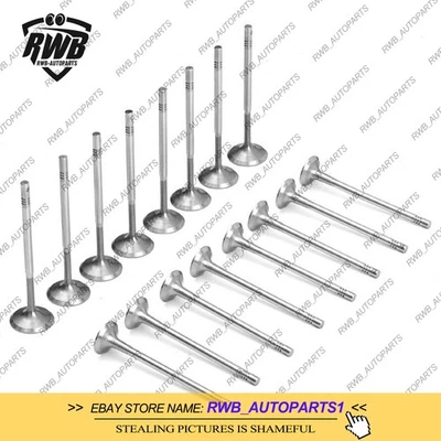Válvulas de entrada e saída para Mercedes-Benz C250 W205 W212 C117 M270 M274 1.6 2.0 - Imagem 1 de 4