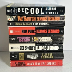 Elmore Leonard Taschenbuch Posten von 8. Rum Punch. Be Cool. Get Shorty - Bild 1 von 7