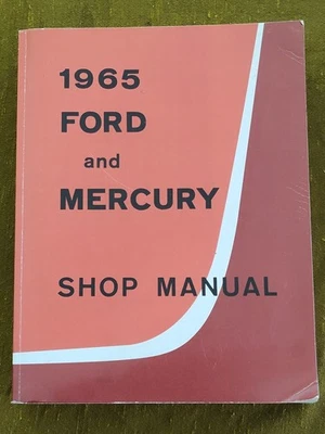 Ford Mercury 1965 manual de taller original de fábrica Galaxie Montclair Pk Lane personalizado Foto 1 de 4