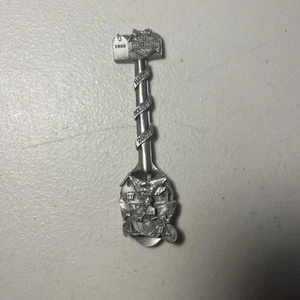 Harley-Davidson Collectible Christmas Pewter Spoon 2002 - Picture 1 of 5