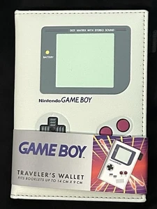New Nintendo Gameboy Folding Passport Wallet Holder Travel Vintage - Picture 1 of 3