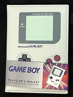 New Nintendo Gameboy Folding Passport Wallet Holder Travel Vintage - Image 1 of 3