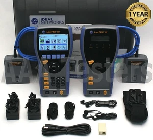 IDEAL LANTEK III 500 Cat5e Cat6 Cat6a LAN Cable Certifier R161001 III-500 3 - Picture 1 of 10