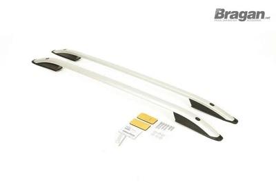 Rieles de techo PLATEADOS para Nissan Navara NP300 2016+ Sport Top barra de estilo de aluminio Foto 1 de 4