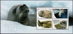 Mini hoja AAT SG#284 2018 Crabeater Seal como nueva MUH MNH - Imagen 1 de 1