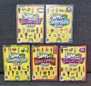 The Sims 2: 5 X Stuff Glamour Teen Festive Celebration BUNDLE (PC: Windows) - Picture 1 of 1