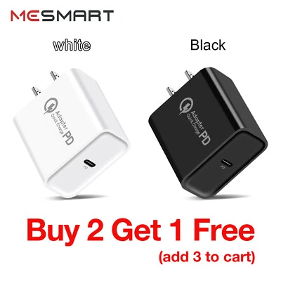 Home TypeC PD Wall Power Fast Charger Cube Wall Adapter Block For Samsung iPhone - Image 1 of 4