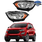For 2018-2022 Ford EcoSport Pair of Headlights Black Halogen w/o Projector&Bulbs Ford ecosport