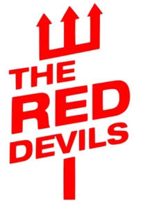 Pegatina gráfica de vinilo Red Devils ¡¡¡COCHE/FURGONETA/CAJA!!! ¡¡DIVERTIDO/BROMA!!! - Imagen 1 de 2