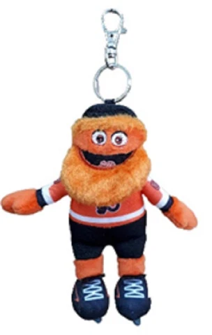 Philadelphia Flyers NHL Gritty Stuffed Animal Plush 4.5" Zipper Pull Keychain Cover