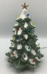 Vintage Ceramic Christmas Tree with Lights-  13” high-Very Good Condition - Picture 1 of 10