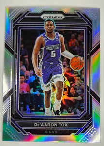 2022-23 Panini Prizm Silver Prizm #118 De'Aaron Fox